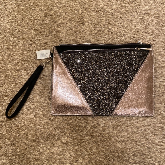 Express sparkle clutch/ wristlet